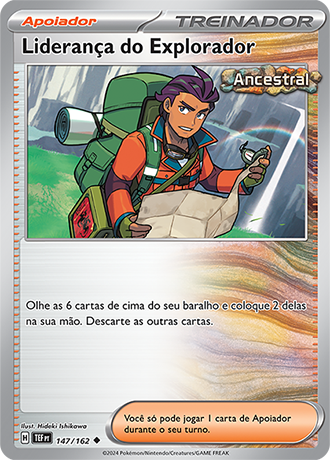 Liderança do Explorador / Explorer's Guidance (147/162) - Carta Avulsa Pokemon