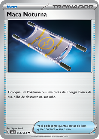 Maca Noturna / Night Stretcher (061/064) REV FOIL - Carta Avulsa Pokemon