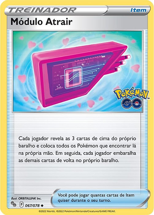 Módulo Atrair / Lure Module (067/078) - Carta Avulsa Pokemon