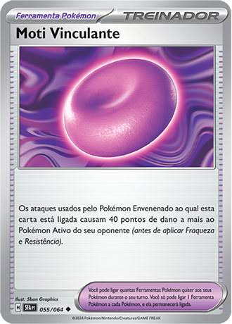 Moti Vinculante / Binding Mochi (055/064) - Carta Avulsa Pokemon