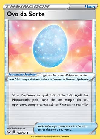 Ovo da Sorte / Lucky Egg (167/202) - Carta Avulsa Pokemon