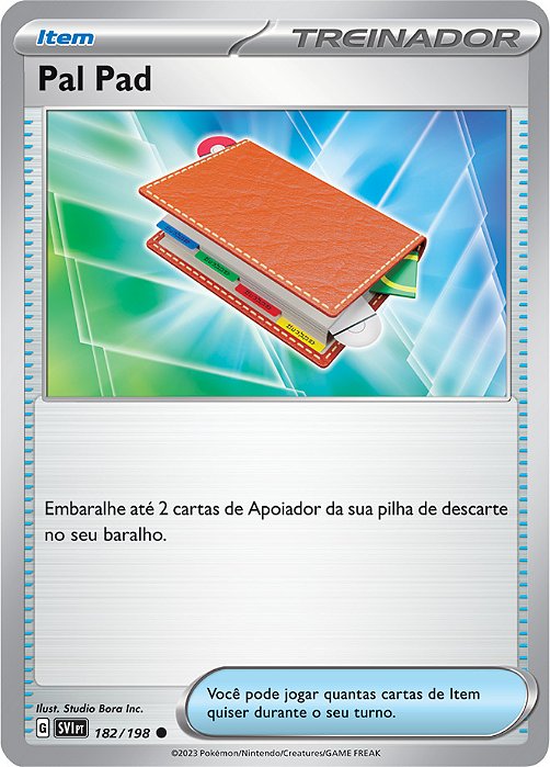 Pal Pad (182/198) - Carta Avulsa Pokemon