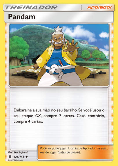 Pandam / Hala (126/145) REV FOIL - Carta Avulsa Pokemon