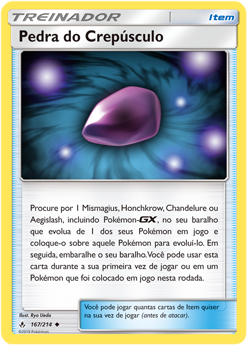 Pedra do Crepúsculo / Dusk Stone (167/214) - Carta Avulsa Pokemon