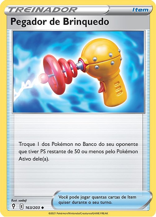Pegador de Brinquedo / Toy Catcher (163/203) REV FOIL - Carta Avulsa Pokemon