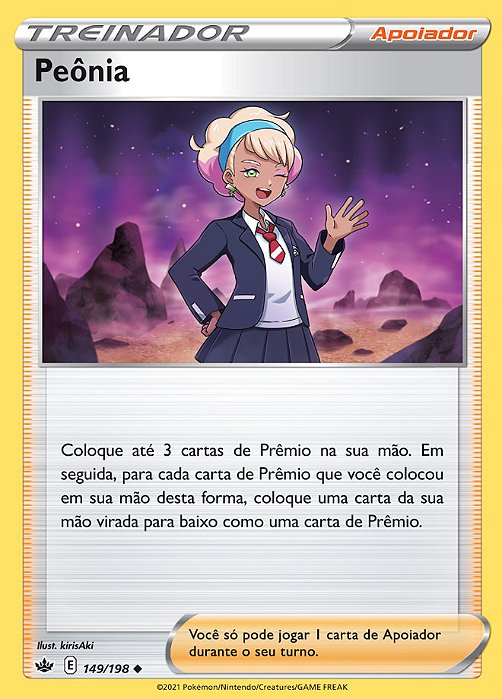 Peônia (149/198) - Carta Avulsa Pokemon