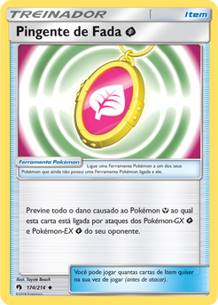 Pingente de Fada (Grama) / Fairy Charm (Grass) (174/214) - Carta Avulsa Pokemon