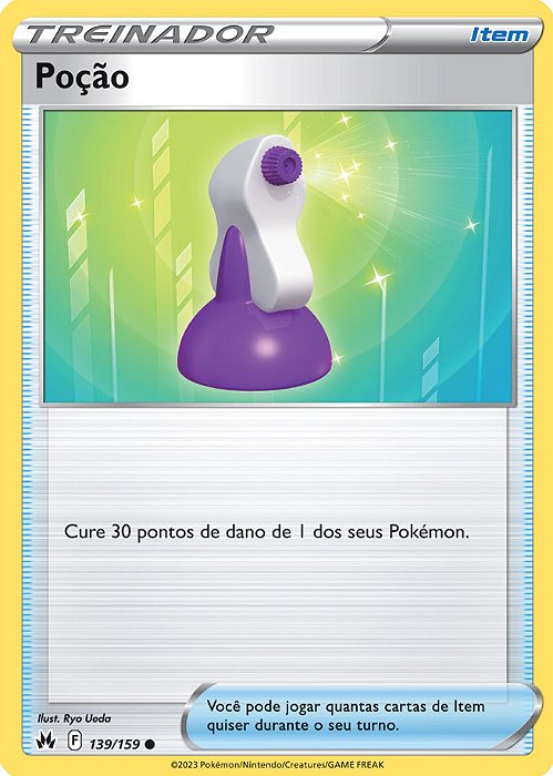 Poção / Potion (139/159) - Carta Avulsa Pokemon