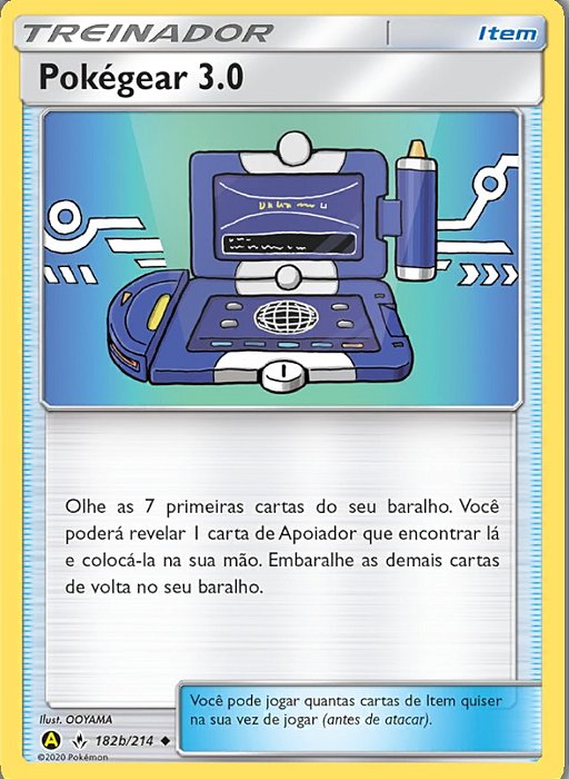 Pokégear 3.0 (182b/214) - Carta Avulsa Pokemon