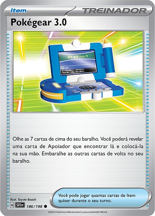Pokégear 3.0 (186/198) - Carta Avulsa Pokemon