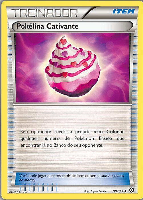 Pokélina Cativante / Captivating Poké Puff (99/114) - Carta Avulsa Pokemon