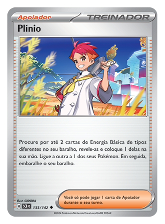 Plínio / Crispin (133/142) - Carta Avulsa Pokemon