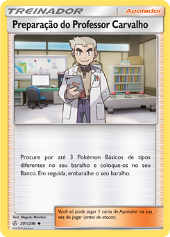 Preparação do Professor Carvalho / Professor Oak's Setup (201/236) - Carta Avulsa Pokemon