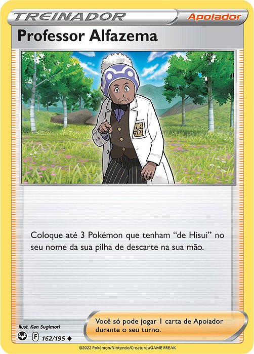 Professor Alfazema / Professor Laventon (162/195) - Carta Avulsa Pokemon
