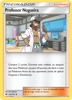 Professor Nogueira / Professor Kukui (128/149) - Carta Avulsa Pokemon