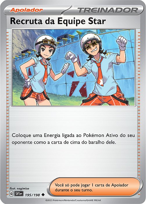 Recruta da Equipe Star / Team Star Grunt (195/198) - Carta Avulsa Pokemon