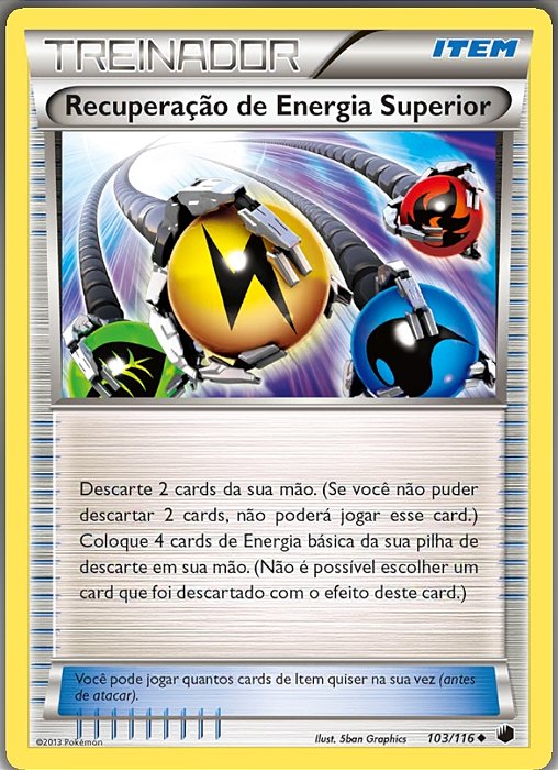 Recuperação de Energia Superior / Superior Energy Retrieval (103/116) - Carta Avulsa Pokemon