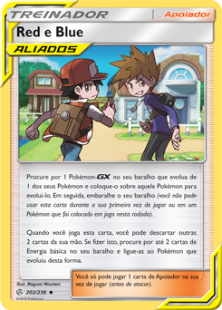 Red e Blue (202/236) - Carta Avulsa Pokemon