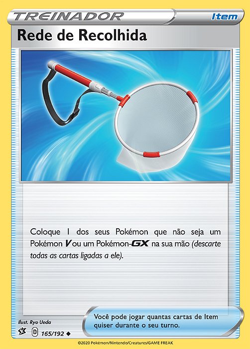Rede de Recolhida / Scoop Up Net (165/192) - Carta Avulsa Pokemon