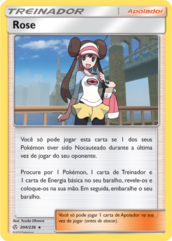 Rose / Rosa (204/236)  - Carta Avulsa Pokemon