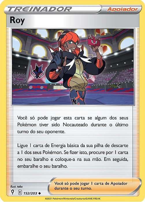Roy / Raihan (152/203) - Carta Avulsa Pokemon