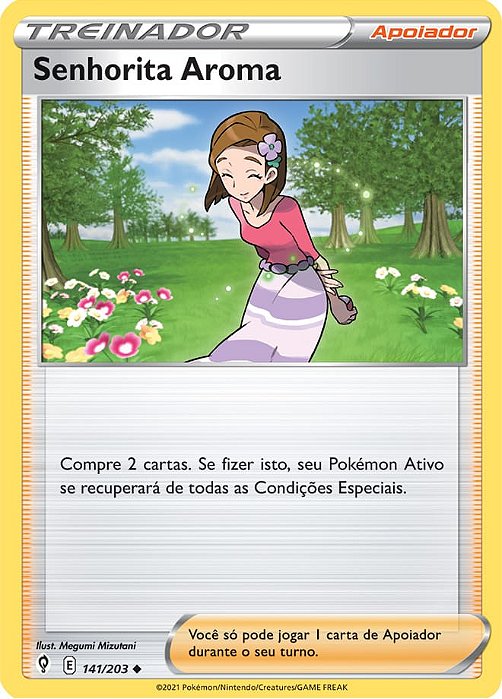 Senhorita Aroma / Aroma Lady (141/203) - Carta Avulsa Pokemon