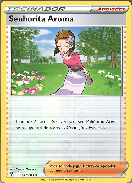Senhorita Aroma / Aroma Lady (141/203) REV FOIL - Carta Avulsa Pokemon