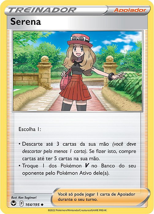 Serena (164/195) - Carta Avulsa Pokemon