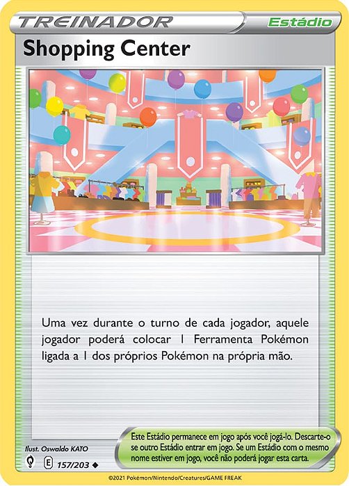 Shopping Center (157/203) - Carta Avulsa Pokemon