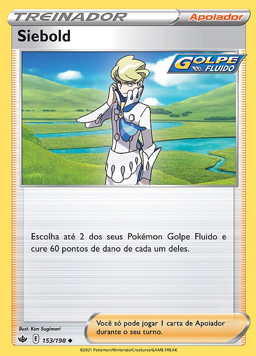 Siebold (153/198) REV FOIL - Carta Avulsa Pokemon