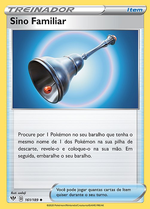 Sino Familiar / Familiar Bell (161/189) REV FOIL - Carta Avulsa Pokemon