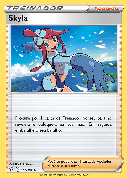 Skyla (166/192) - Carta Avulsa Pokemon