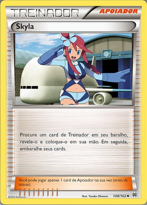 Skyla (148/162) - Carta Avulsa Pokemon