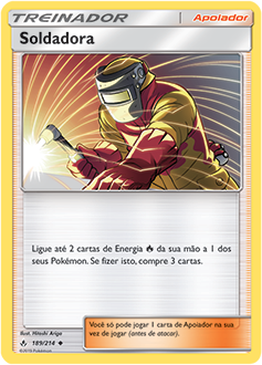 Soldadora / Welder (189/214) - Carta Avulsa Pokemon