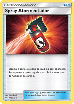 Spray Atormentador / Tormenting Spray (125/147) - Carta Avulsa Pokemon