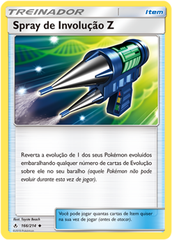 Spray de Involução Z / Devolution Spray Z (166/214) - Carta Avulsa Pokemon