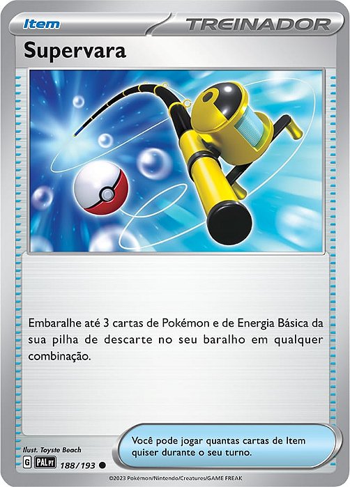 Supervara / Super Rod (188/193) - Carta Avulsa Pokemon