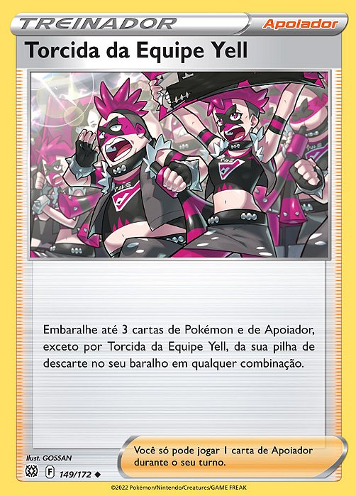 Torcida da Equipe Yell / Team Yell's Cheer (149/172) REV FOIL - Carta Avulsa Pokemon