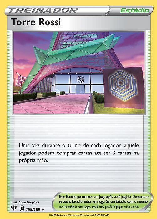 Torre Rossi / Rose Tower (169/189) - Carta Avulsa Pokemon