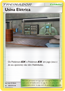 Usina Elétrica / Power Plant (183/214) - Carta Avulsa Pokemon