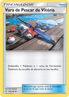 Vara de Pescar da Vitória / Lana's Fishing Rod (195/236) - Carta Avulsa Pokemon
