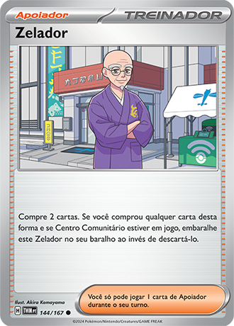 Zelador / Caretaker (144/167) - Carta Avulsa Pokemon