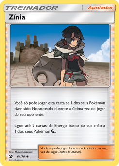 Zínia / Zinnia (64/70) - Carta Avulsa Pokemon