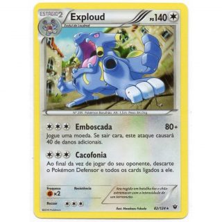 Exploud (82/124) - Carta Avulsa Pokemon