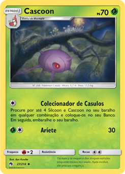 Cascoon (27/214) - Carta Avulsa Pokemon