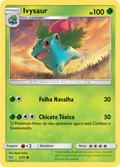 Ivysaur (2/73) - Carta Avulsa Pokemon