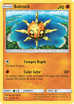 Solrock (69/147) REV FOIL - Carta Avulsa Pokemon