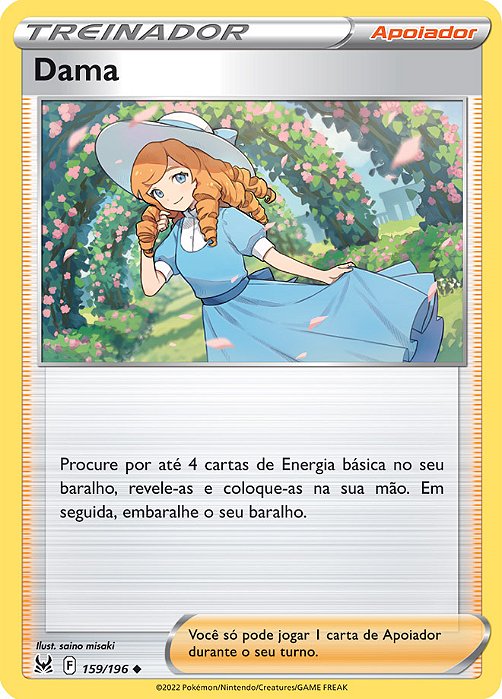 Dama / Lady (159/196) - Carta Avulsa Pokemon