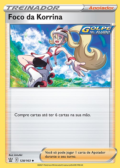 Foco da Korrina / Korrina's Focus (128/163) - Carta Avulsa Pokemon