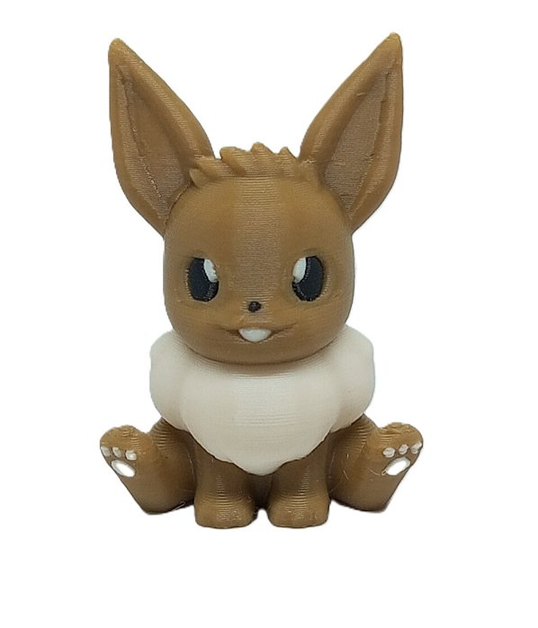 Eevee - Miniatura Colecionável Pokemon 3D